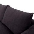 ECKSOFA Dunkelgrau Flachgewebe  - Dunkelgrau/Buchefarben, KONVENTIONELL, Holz/Textil (144/230cm) - Carryhome