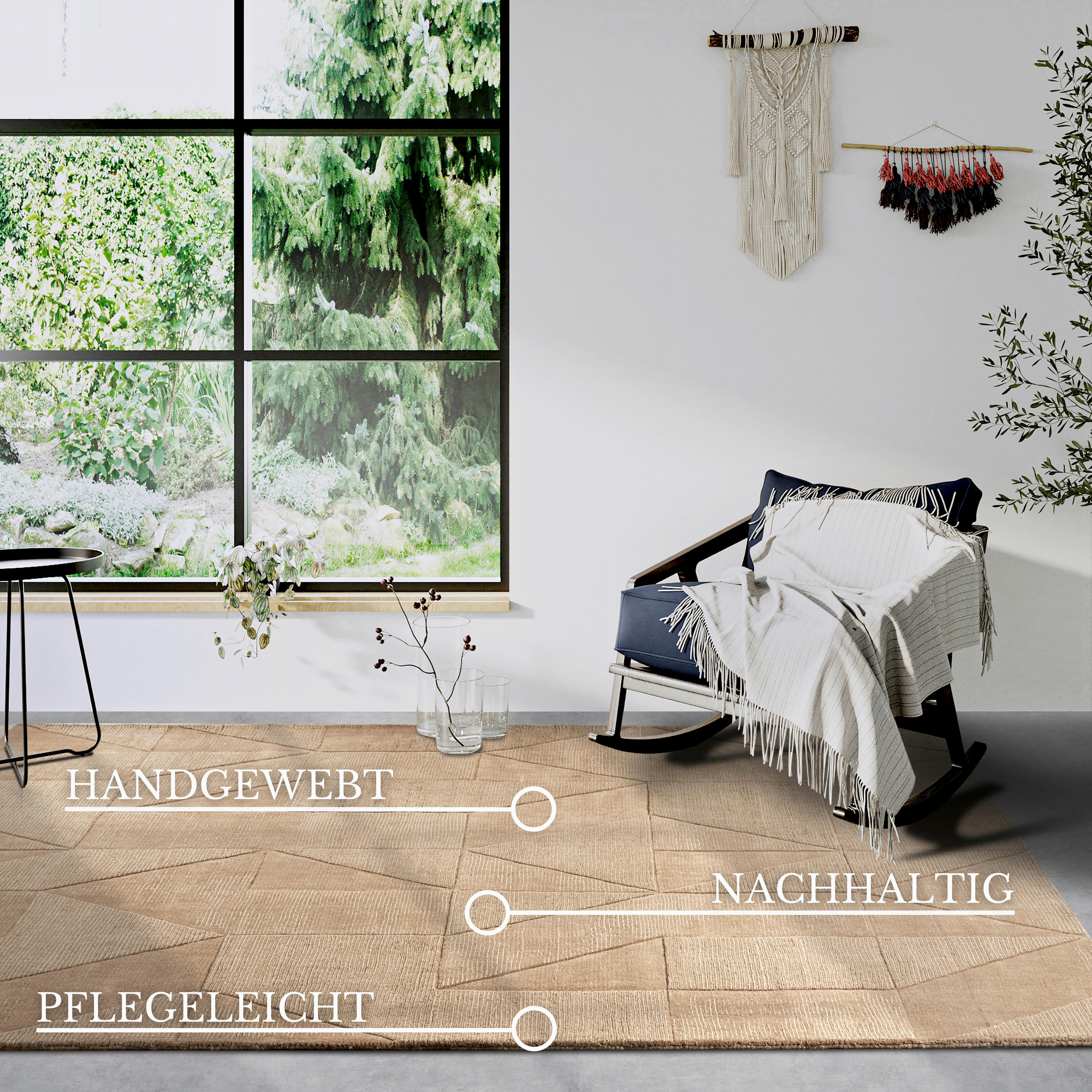 HANDWEBTEPPICH 120/170 cm Kollektion 1906 Beige  - Beige, Basics, Textil (120/170cm) - Villeroy & Boch