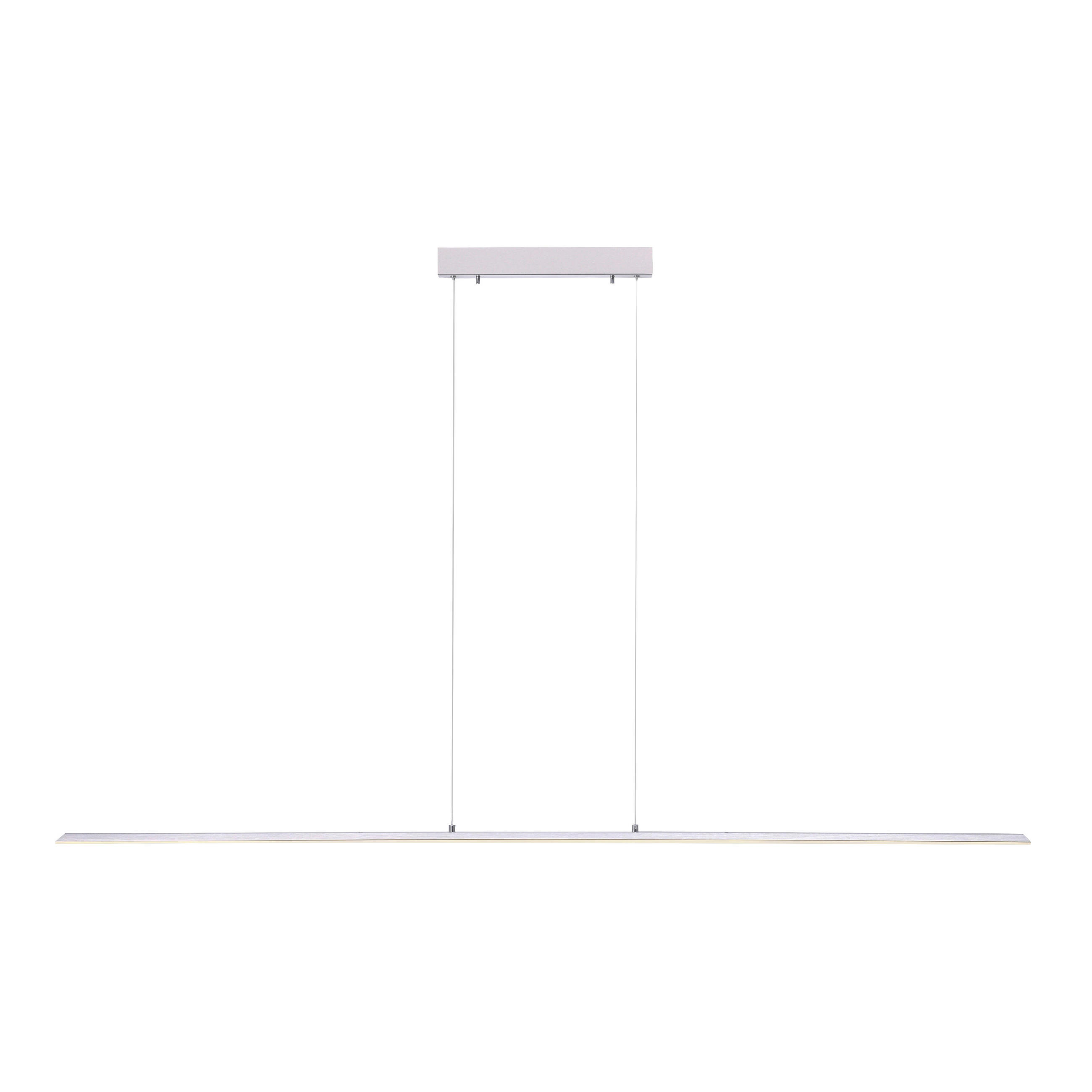 LED-HÄNGELEUCHTE 160/6/120 cm  - Silberfarben, Design, Kunststoff/Metall (160/6/120cm) - Neuhaus PURE