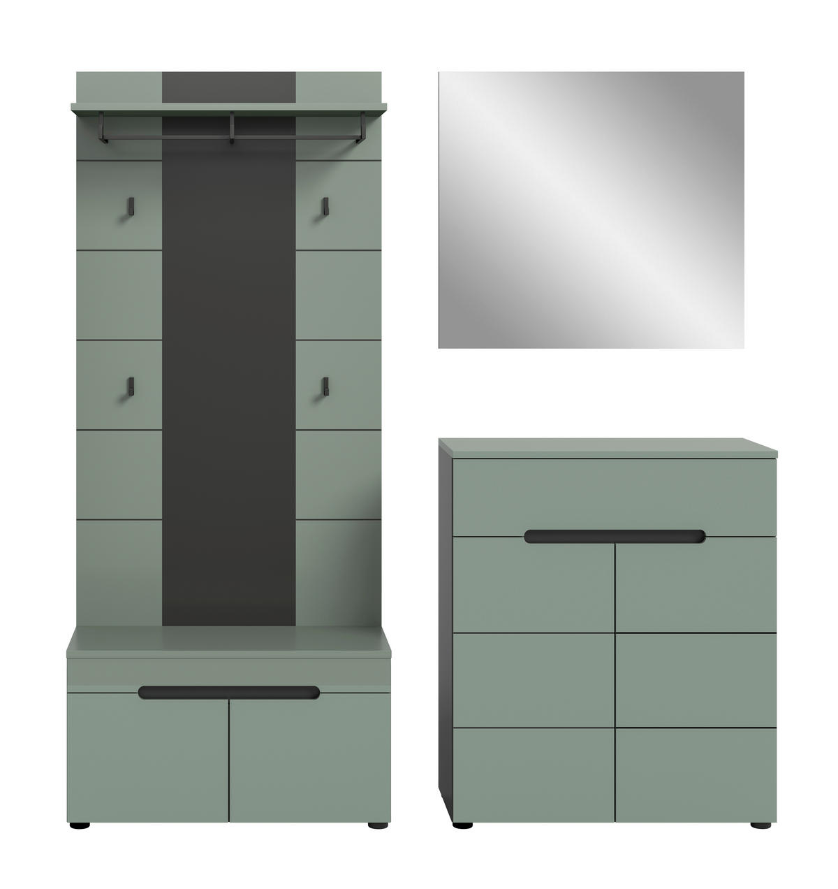 ŠATNA, 175/190/37 cm - Design, kompozitní dřevo (175/190/37cm) - Livetastic