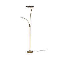 LED-STEHLEUCHTE - Messingfarben, Design, Metall (29,5/180cm) - Trio Leuchten