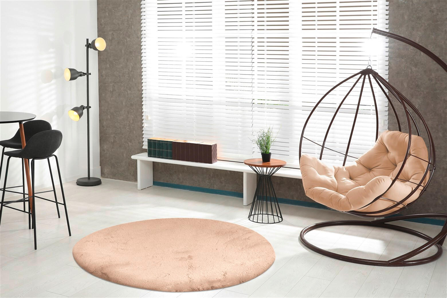 HOCHFLORTEPPICH 120 cm Rabbit Light 525 Elfenbein Creme  - Creme, KONVENTIONELL, Textil (120cm)