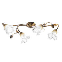 DECKENLEUCHTE    74/35/20 cm  - Bronzefarben, KONVENTIONELL, Glas/Metall (74/35/20cm)