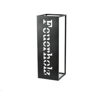 KAMINHOLZREGAL 28/100/28 cm  Metall  - Schwarz, LIFESTYLE, Metall (28/100/28cm)