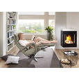RELAXSESSEL in Leder Hellgrau, Platinfarben  - Platinfarben/Edelstahlfarben, Design, Leder/Metall (75/106/88cm) - Dieter Knoll