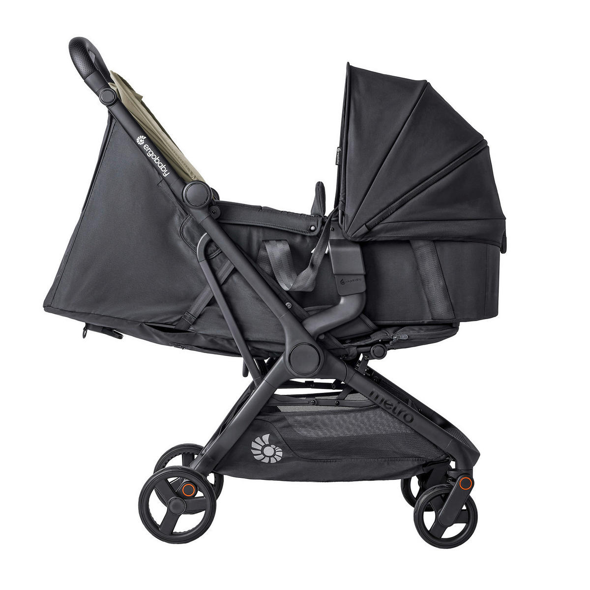 KOŠARA ZA SPAVANJE  METRO 3   - crna, Basics (77/36/57cm) - Ergobaby