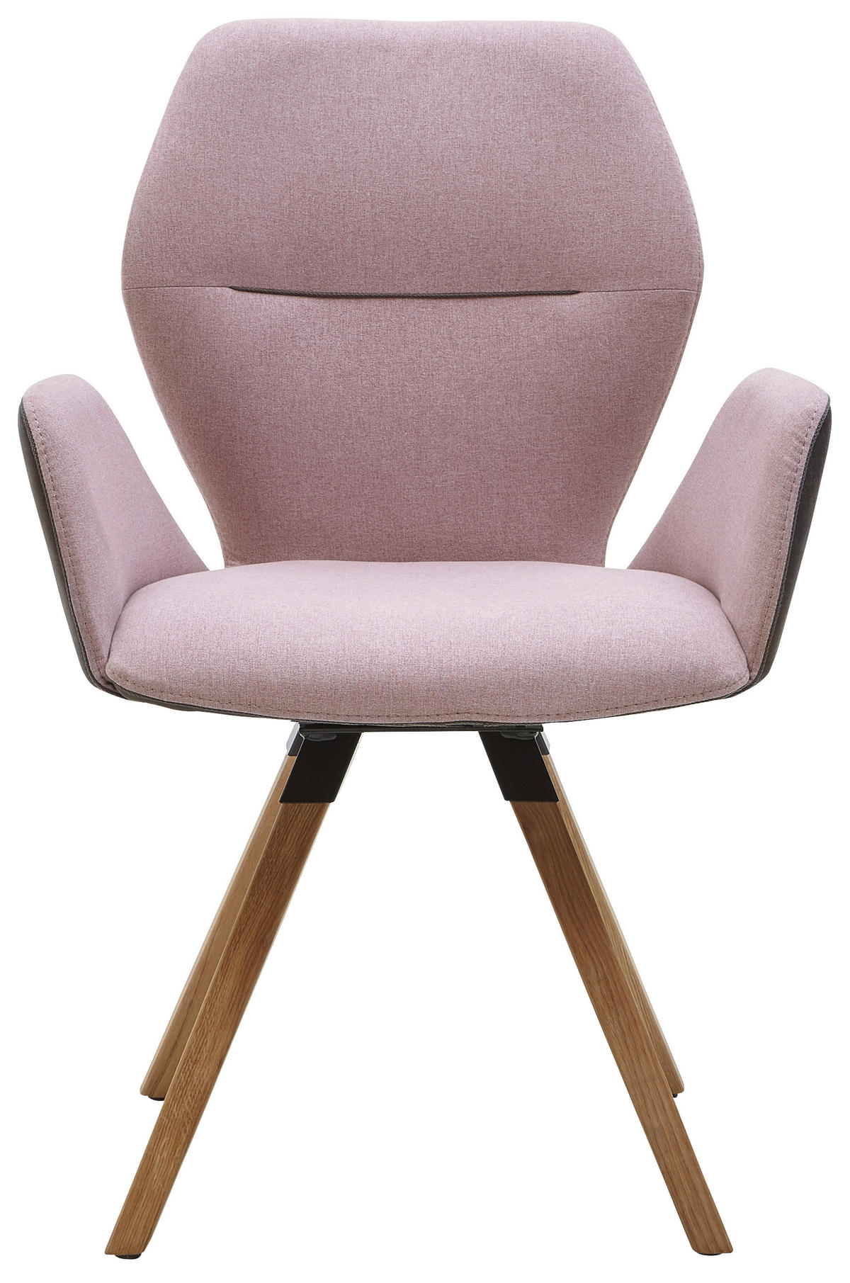 ARMLEHNSTUHL  in Mikrofaser  - Wildeiche/Anthrazit, Design, Holz/Textil (62/91/59cm) - Valnatura
