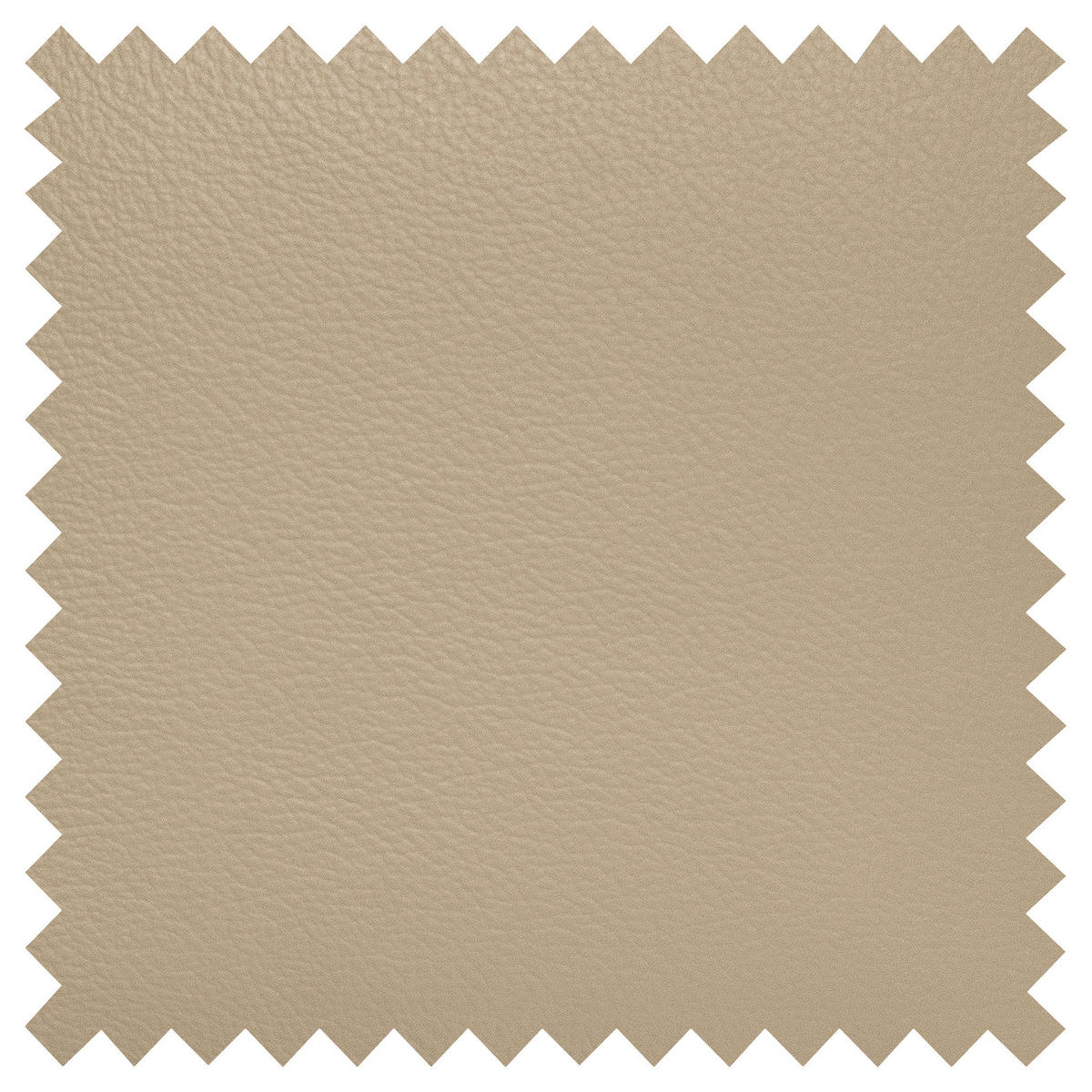 ECKSOFA Beige Echtleder Lederlook  - Chromfarben/Beige, Design, Leder/Textil (245/208cm) - Livetastic