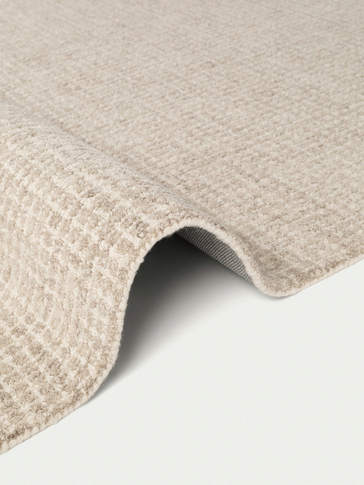 WOLLTEPPICH Wohnzimmer 160 cm Eloise Creme, Grau rund  - Creme/Grau, Basics, Textil (160cm) - Hanse Home