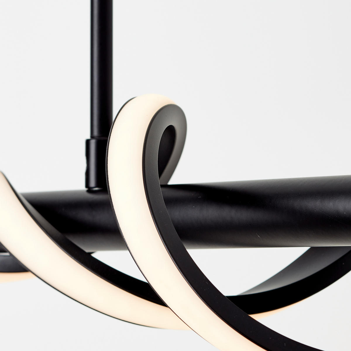 LED-PENDELLEUCHTE  - Schwarz, Design, Kunststoff/Metall (150/95,5/18cm) - Brilliant