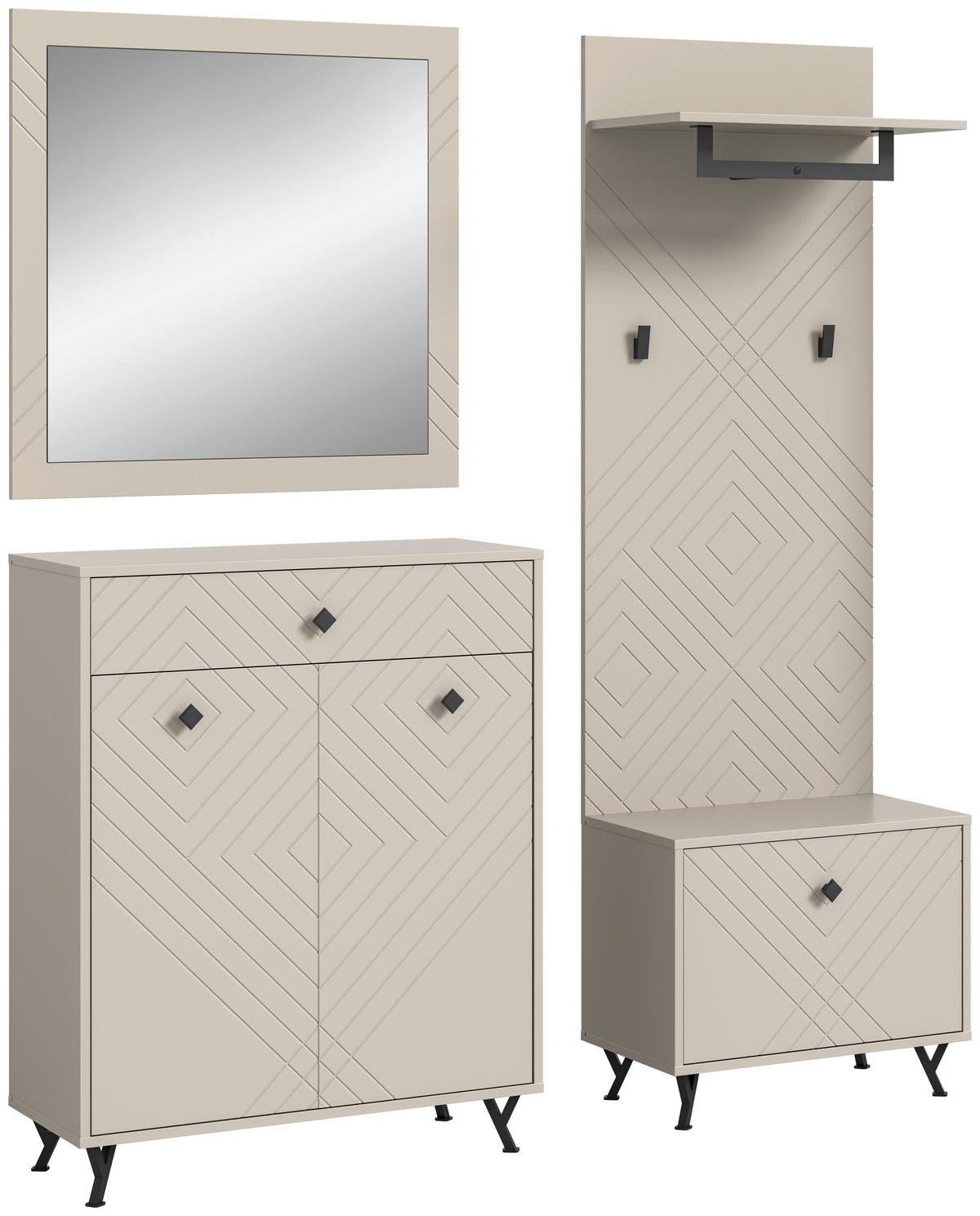 PREDSIEŇOVÝ NÁBYTOK, 195/190/35 cm - Design, kompozitné drevo (195/190/35cm) - MID.YOU