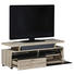 TV-ELEMENT 120/45/42 cm - Eichefarben/Schwarz, Design, Glas/Holzwerkstoff (120/45/42cm) TV-ELEMENT 120/45/42 cm - Eichefarben/Schwarz, Design, Glas/Holzwerkstoff (120/45/42cm)