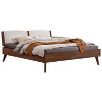 BETT 140/200 cm  in Weiß, Nussbaumfarben  - Nussbaumfarben/Weiß, Design, Holz (140/200cm) - Hasena