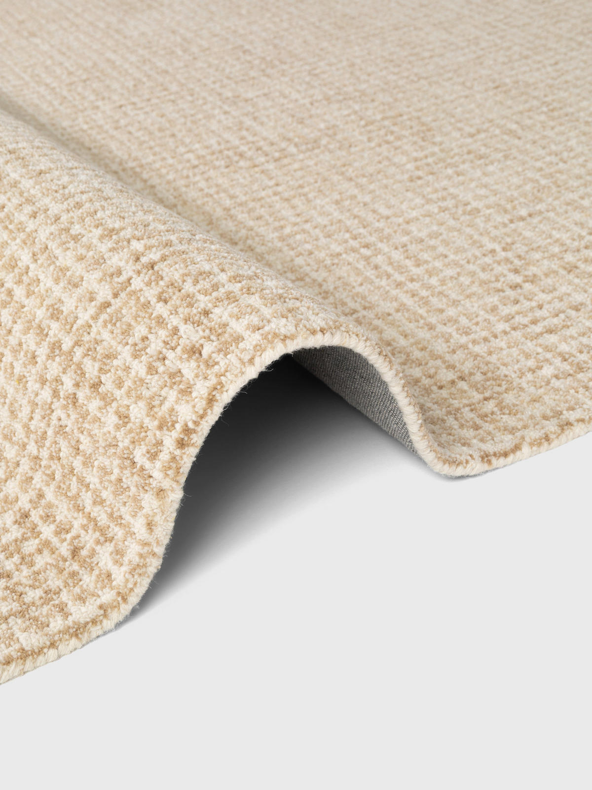WOLLTEPPICH Wohnzimmer 120/170 cm Eloise Hellbraun rechteckig  - Hellbraun, Basics, Textil (120/170cm) - Hanse Home