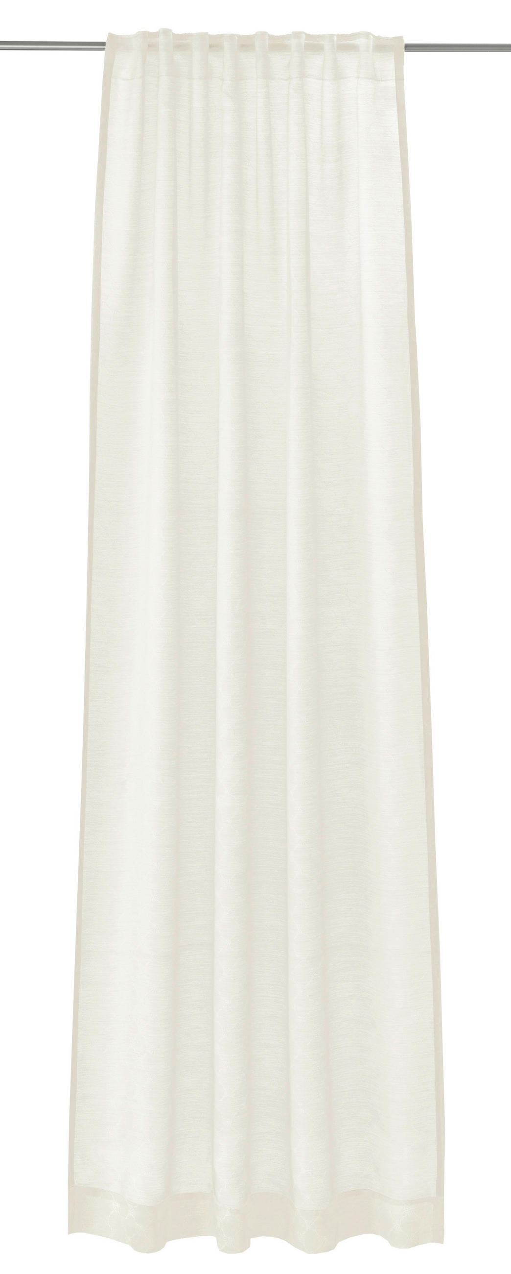 FERTIGVORHANG transparent  - Weiss, Basics, Textil (130/250cm) - Joop!