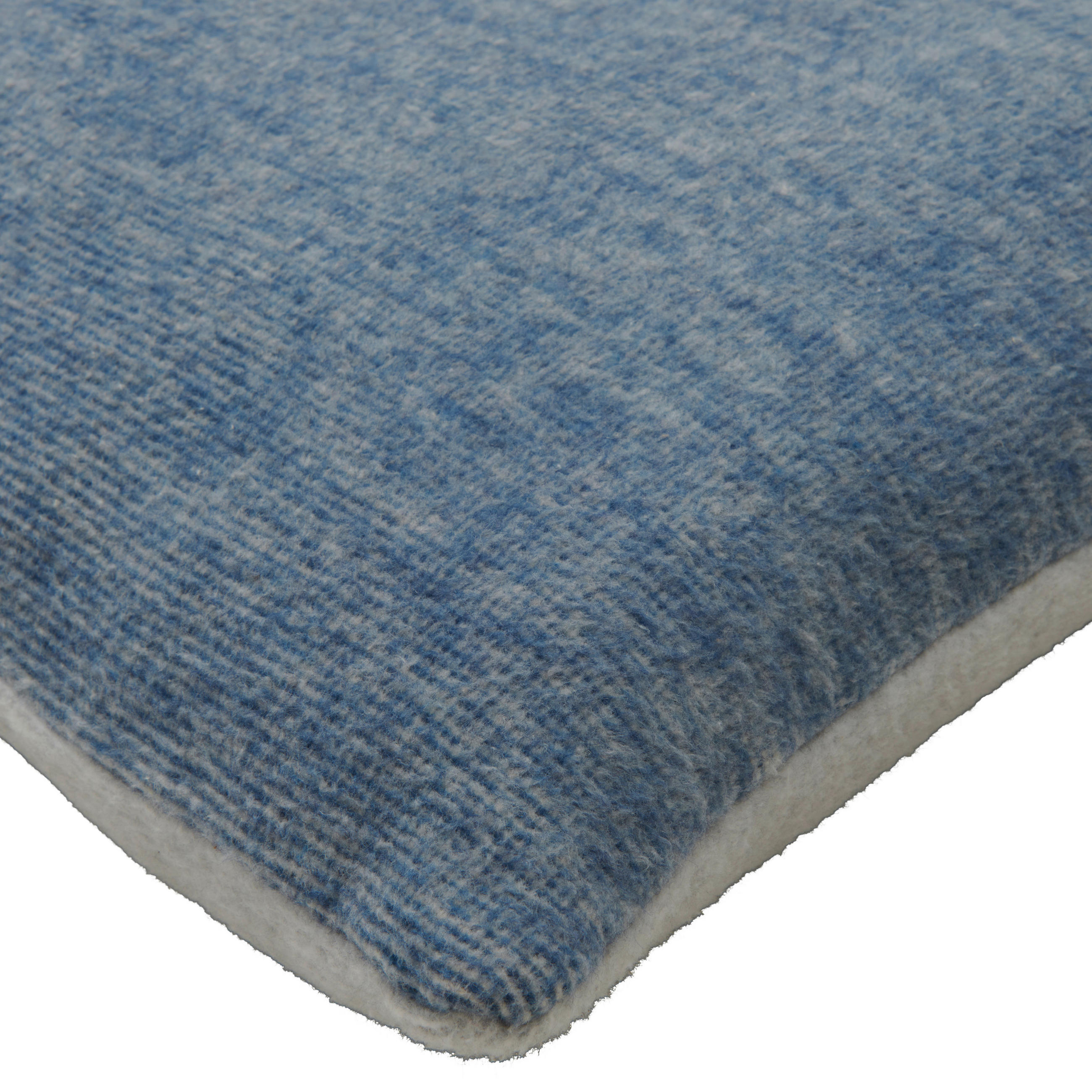 ZIERKISSEN  45/45 cm   - Blau/Grau, KONVENTIONELL (45/45cm) - Novel