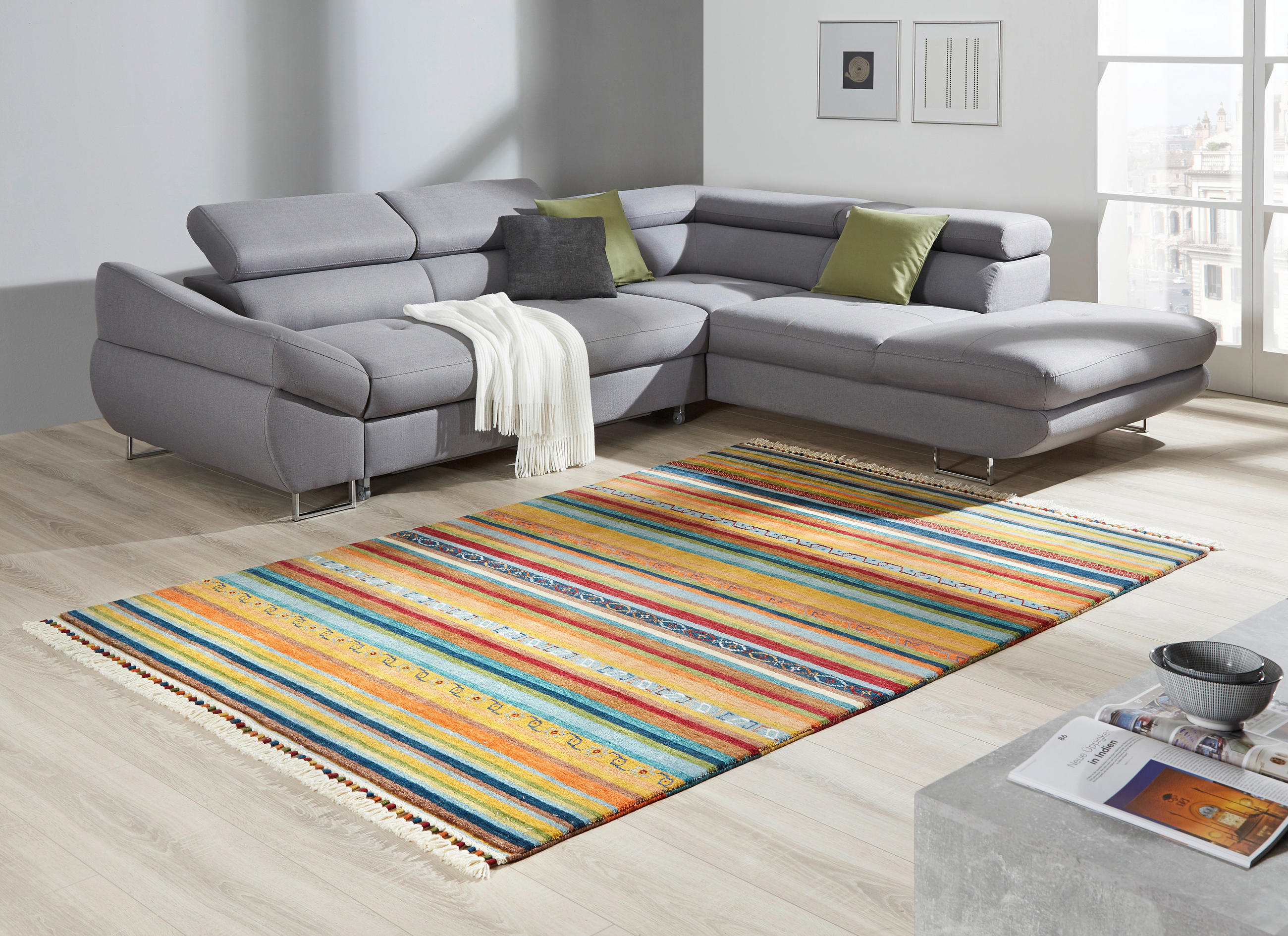 COVOR ORIENTAL  Waves of Rainbow  - multicolor, Lifestyle, textil (160/230cm) - Cazaris