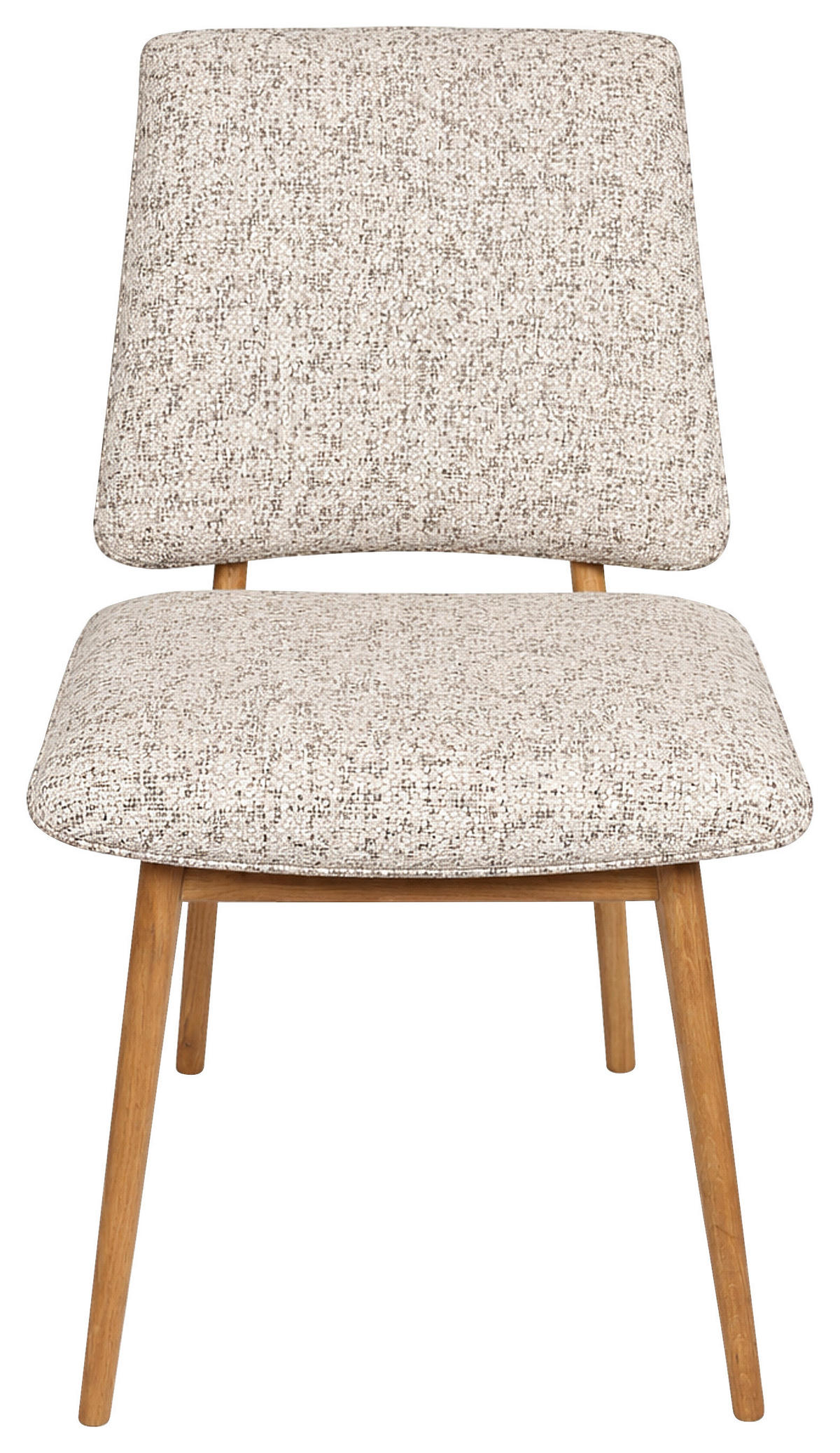 STUHL  Stoffauswahl Webstoff  - Eichefarben/Beige, MODERN, Holz/Textil (48/89,5/60cm) - Carryhome