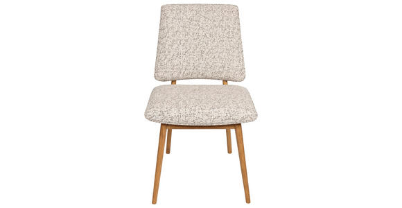 STUHL  Stoffauswahl Webstoff  Eichefarben, Beige  - Eichefarben/Beige, MODERN, Holz/Textil (48/89,5/60cm) - Carryhome