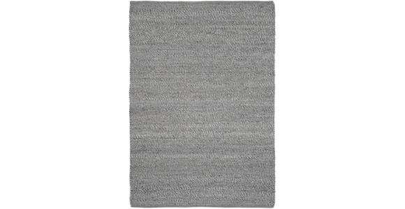 HANDWEBTEPPICH 170/240 cm Helsinki Grau - Grau, Basics, Textil (170/240cm) - Linea Natura