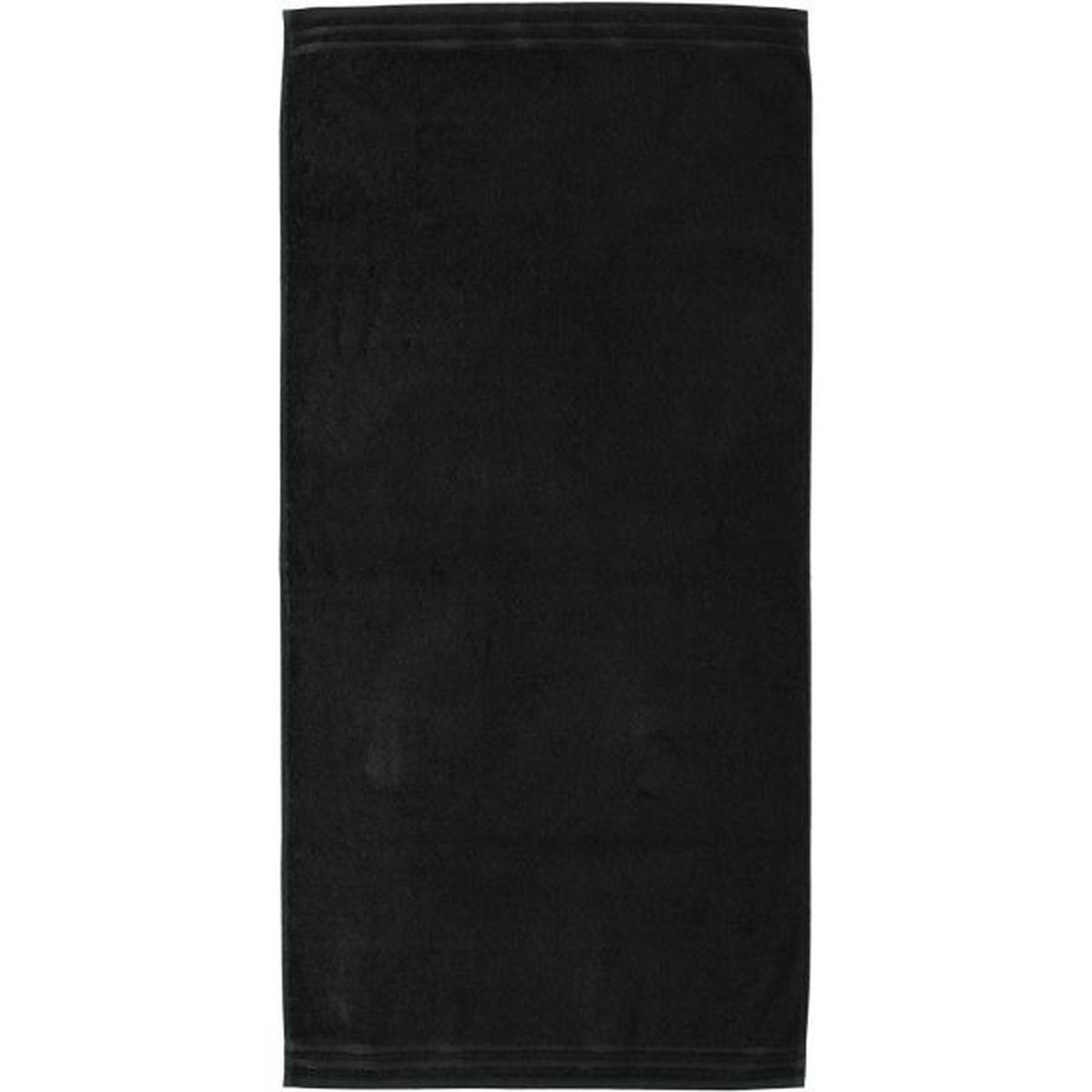 RUČNÍK DO KOUPELNY, 100/150 cm, černá - černá, Basics, textil (100/150cm) - Vossen