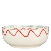 ZDJELA ZA SALATU    34.5/13.5 cm        - crvena, Basics, keramika (34.5/13.5cm)