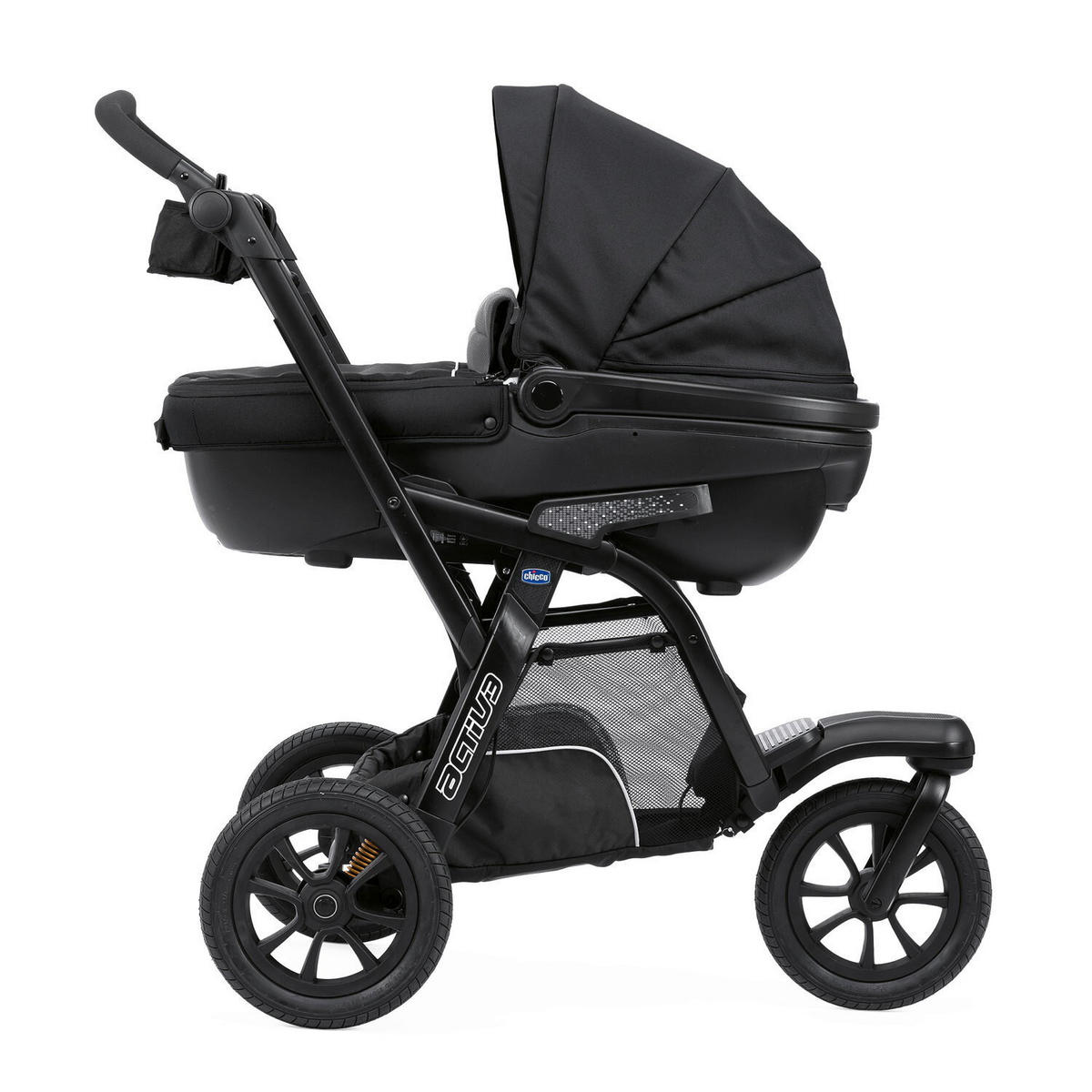 LIEGEWANNE ACTIV3  - Schwarz, Basics (65/45/90cm) - Chicco