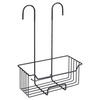 DUSCHREGAL - Transparent/Schwarz, Basics, Metall (25/36/14cm) - Wenko