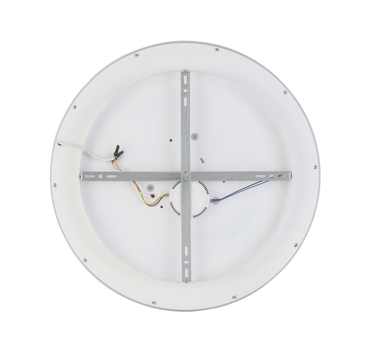 PLAFONIERĂ CU LED - alb/auriu, Design, plastic/metal (60cm) - Dieter Knoll