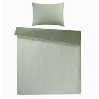 BETTWÄSCHESET Satin 160/210 cm  50 cm/70 cm  - Mintgrün, Basics, Textil (160/210cm) - Ambiente