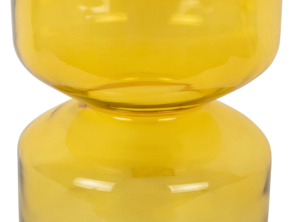 BEISTELLTISCH Hellgelb  - Hellgelb, Basics, Glas (35/41cm) - Leitmotiv