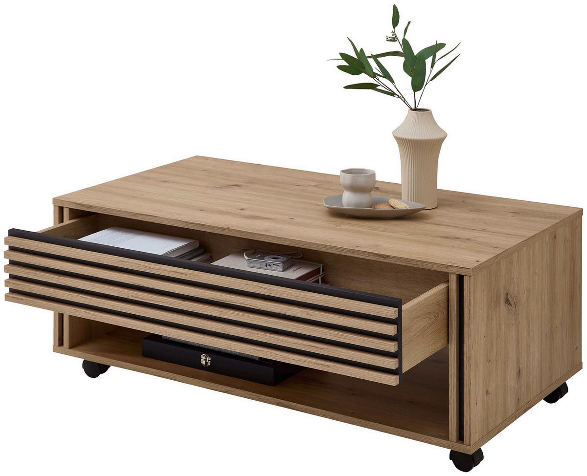 COUCHTISCH in Holzwerkstoff 60/90/42 cm  - Eiche Artisan, Design, Holzwerkstoff (60/90/42cm) - MID.YOU
