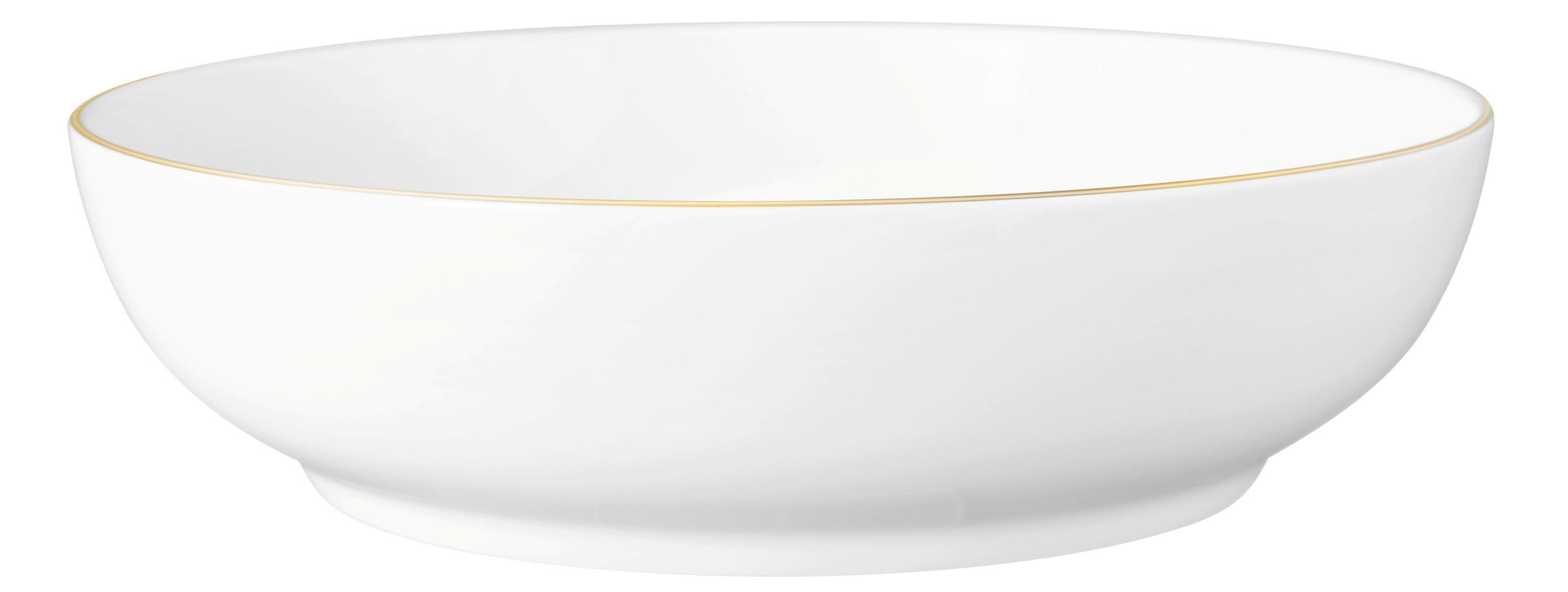 MISKA porcelán keramika 25 cm - bílá/barvy zlata, Basics, keramika (25cm) - Seltmann Weiden