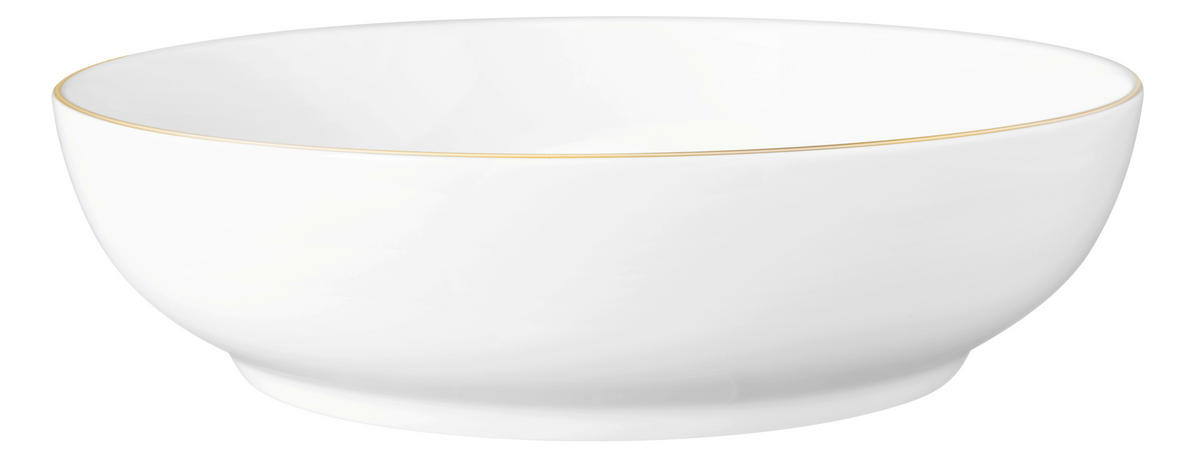 MISKA porcelán keramika 25 cm - biela/zlatá, Basics, keramika (25cm) - Seltmann Weiden