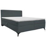 BOXBETT 160/200 cm  in Dunkelgrau  - Dunkelgrau/Schwarz, Design, Holz/Holzwerkstoff (160/200cm) - Xora