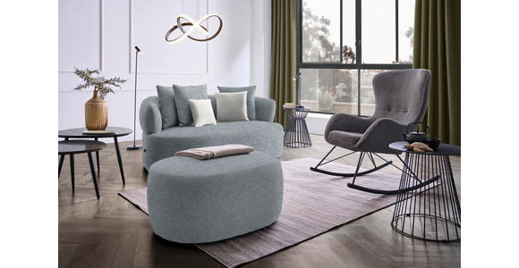 2-SITZER-SOFA in Chenille Graubraun  - Graubraun/Beige, MODERN, Kunststoff/Textil (177/86/105cm) - Hom`in