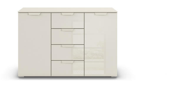 SIDEBOARD  in 120/81/42 cm  - Champagner, Design, Glas/Holzwerkstoff (120/81/42cm) - Xora