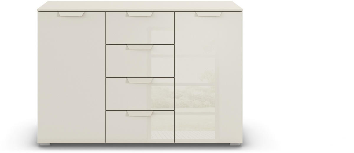 SIDEBOARD  in 120/81/42 cm  - Champagner, Design, Glas/Holzwerkstoff (120/81/42cm) - Xora