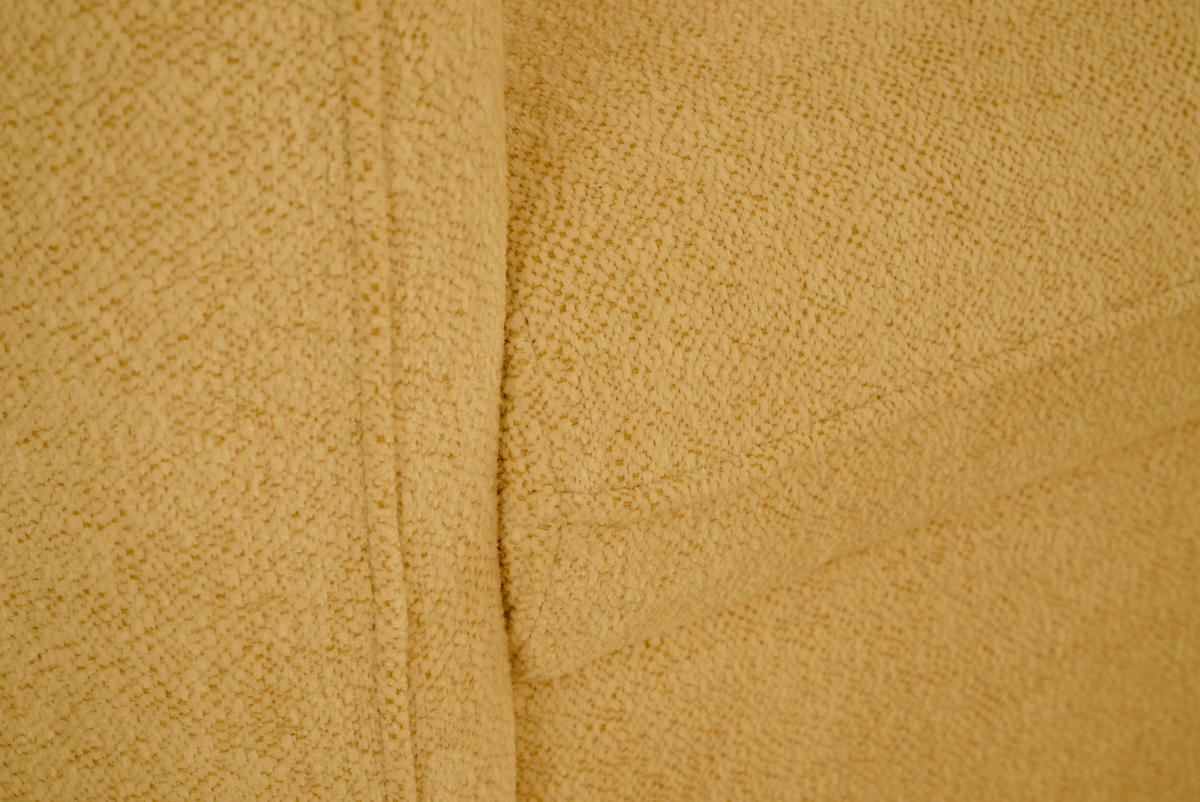 ECKSOFA in Chenille Senfgelb  - Senfgelb, Design, Textil (254/160cm) - MID.YOU