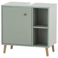 WASCHBECKENUNTERSCHRANK 60,2/59,3/33,1 cm  - Jadegrün/Salbeigrün, MODERN, Holz/Holzwerkstoff (60,2/59,3/33,1cm) - Stylife