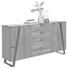 SIDEBOARD - Eichefarben/Schwarz, Trend, Holz/Metall (172,8/90,6/43cm) - Landscape SIDEBOARD - Eichefarben/Schwarz, Trend, Holz/Metall (172,8/90,6/43cm) - Landscape