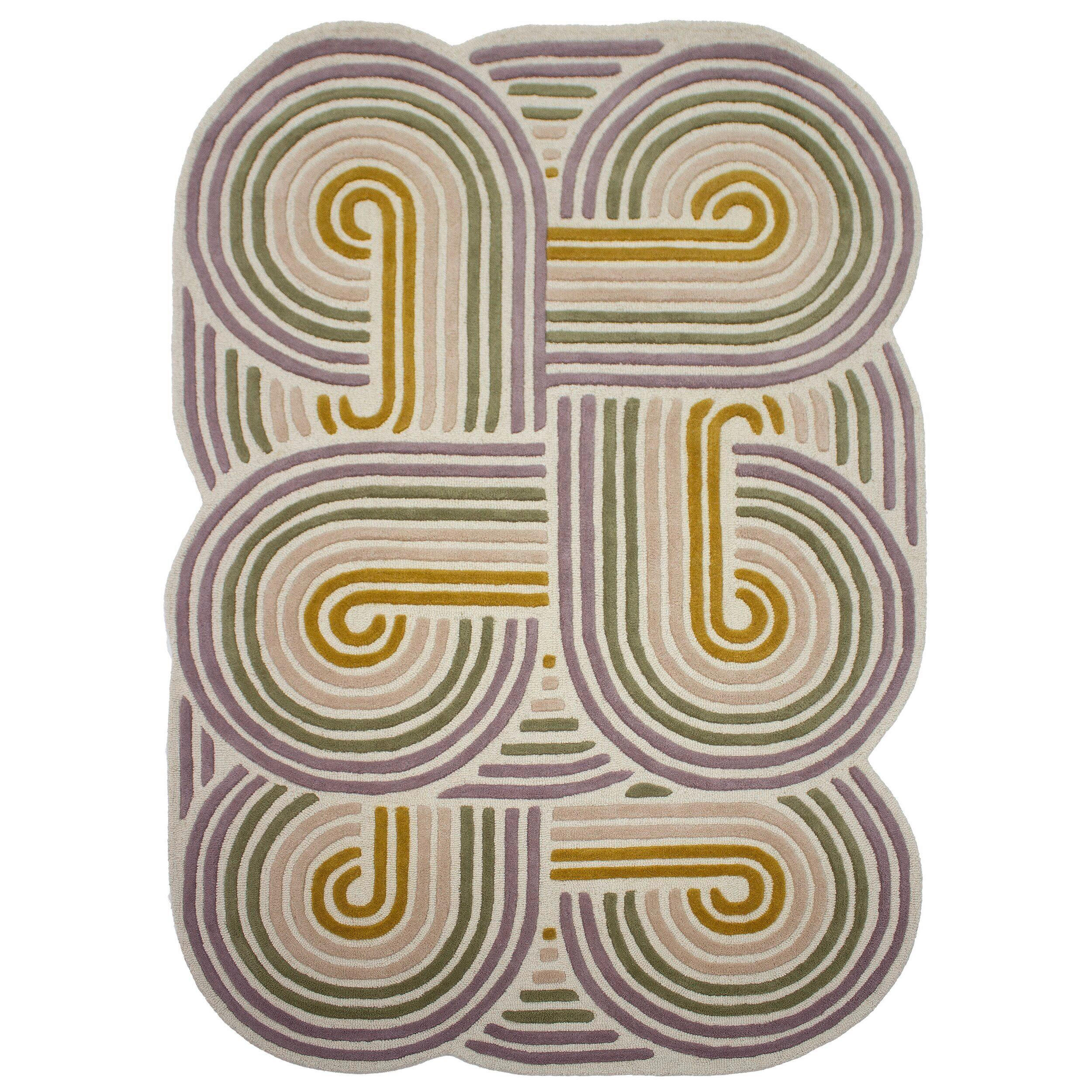 WOLLTEPPICH 140/200 cm Grün  - Grün, Basics, Textil (140/200cm)