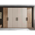 DREHTÜRENSCHRANK  in Eichefarben, Kaschmir  - Kaschmir/Eichefarben, Design, Holzwerkstoff/Metall (300,5/227,7/60cm) - Xora