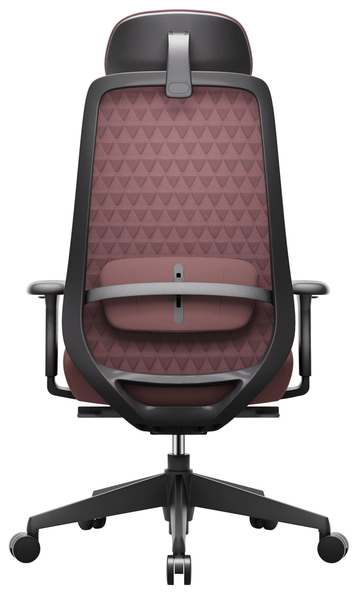 DIREKTORSKI STOL kovina, umetna masa, tekstil črna, barve jajčevca  - črna/barve jajčevca, Design, kovina/umetna masa (70/120-130/61cm) - Novel