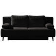 SCHLAFSOFA Spicy in Cord Anthrazit, Grau  - Anthrazit/Schwarz, MODERN, Textil/Metall (193/85/88cm) - Novel