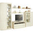 WOHNWAND in Creme - Creme/Schwarz, LIFESTYLE, Glas/Holz (345/221/50cm) - Invivus WOHNWAND in Creme - Creme/Schwarz, LIFESTYLE, Glas/Holz (345/221/50cm) - Invivus