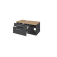 WASCHTISCHUNTERSCHRANK 90/41/47 cm - Alufarben/Grau, KONVENTIONELL, Holzwerkstoff/Metall (90/41/47cm) - Xora