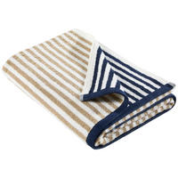 DUSCHTUCH 70/140 cm  - Blau/Beige, Textil (70/140cm) - Esposa