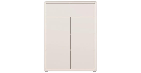SCHUHSCHRANK  in 74,5/99,1/34,9 cm  - Sandfarben/Grau, MODERN, Holzwerkstoff/Kunststoff (74,5/99,1/34,9cm) - Carryhome