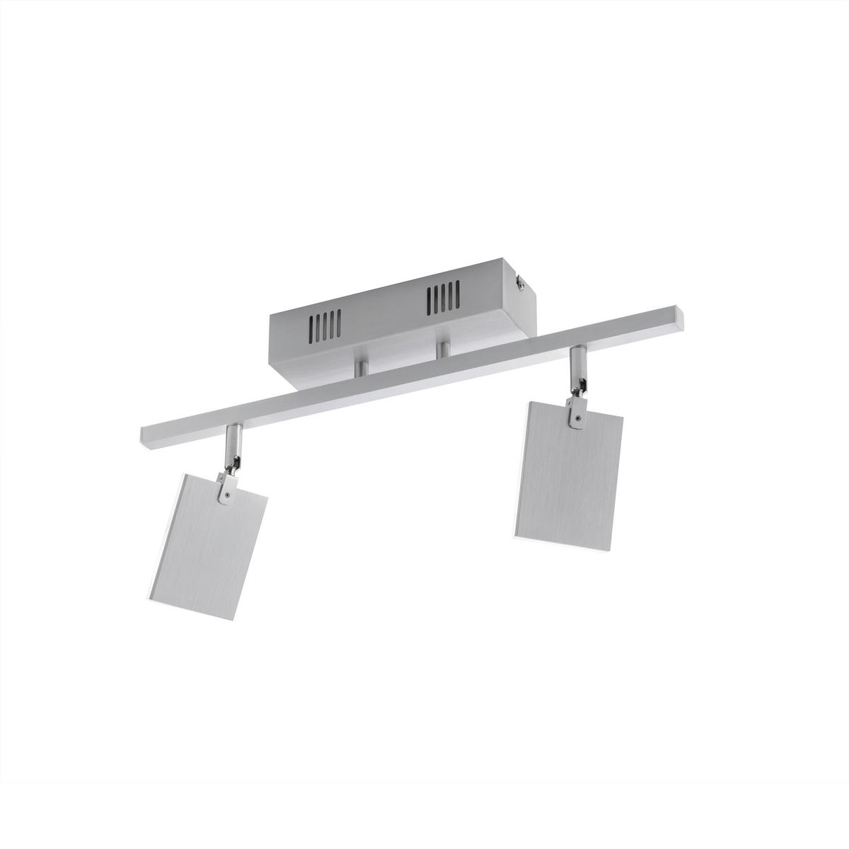 LED-STRAHLER PURE-MIRA 52,5/24/22,5 cm   - Alufarben, Design, Kunststoff/Metall (52,5/24/22,5cm) - Neuhaus PURE